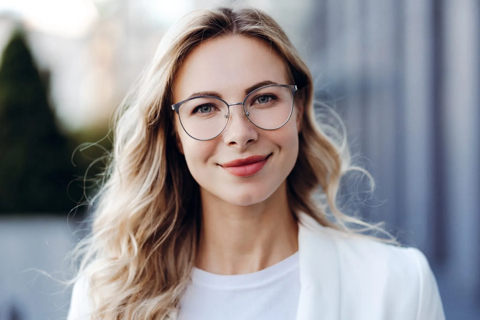 Smiling woman with glasses – online psychiatry in Spokane Valley, WA